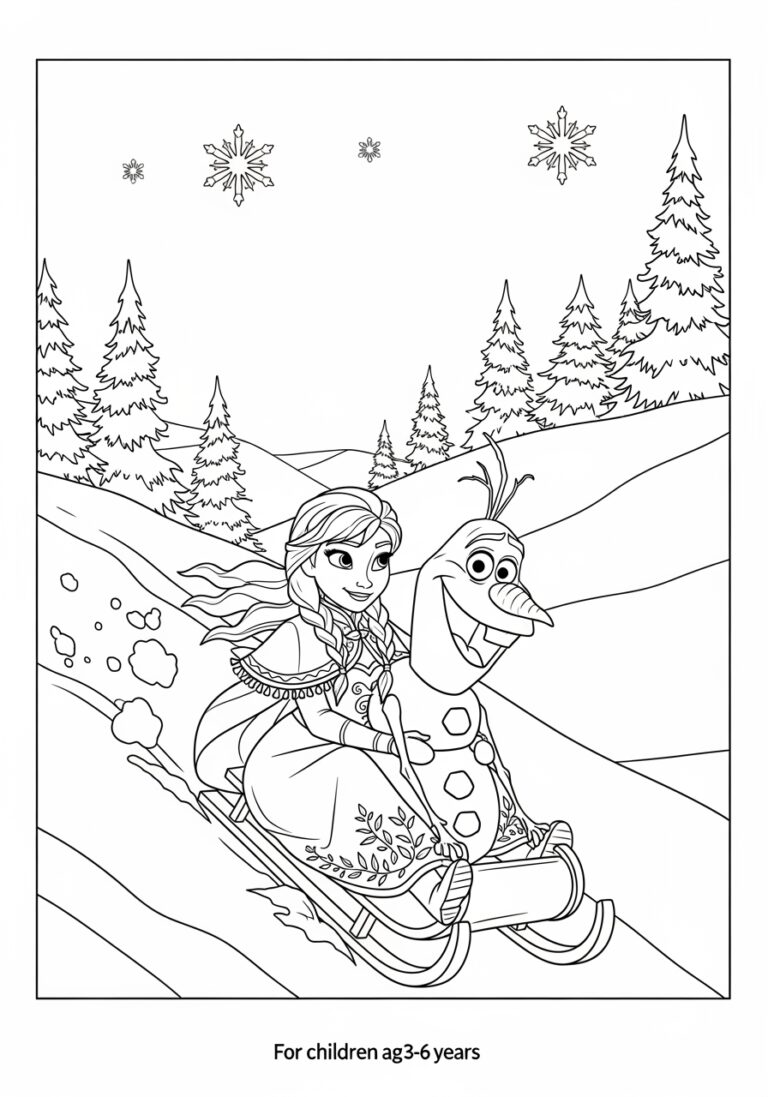 Free Elsa and Anna Coloring Pages Free Elsa and Anna Coloring Pages