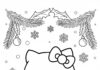 Free Printable Hello Kitty Christmas Coloring Pages