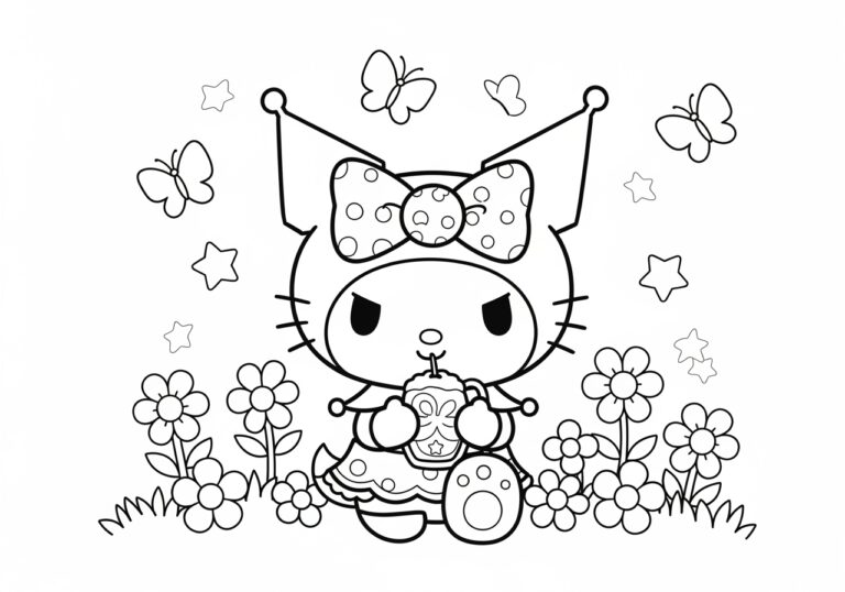 Free Printable Sanrio Coloring Pages for Kids Free Printable Sanrio Coloring Pages for Kids