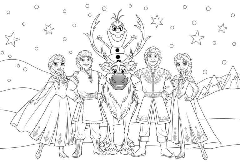 Frozen 2 Coloring Pages Printable: Free and Fun Downloads Frozen 2 Coloring Pages Printable: Free and Fun Downloads