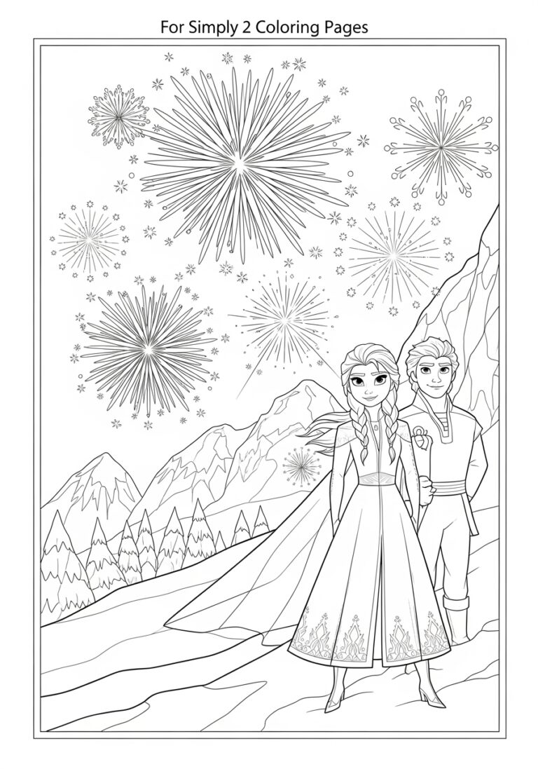 Frozen 2 Colouring Pages: Printable Fun for Kids