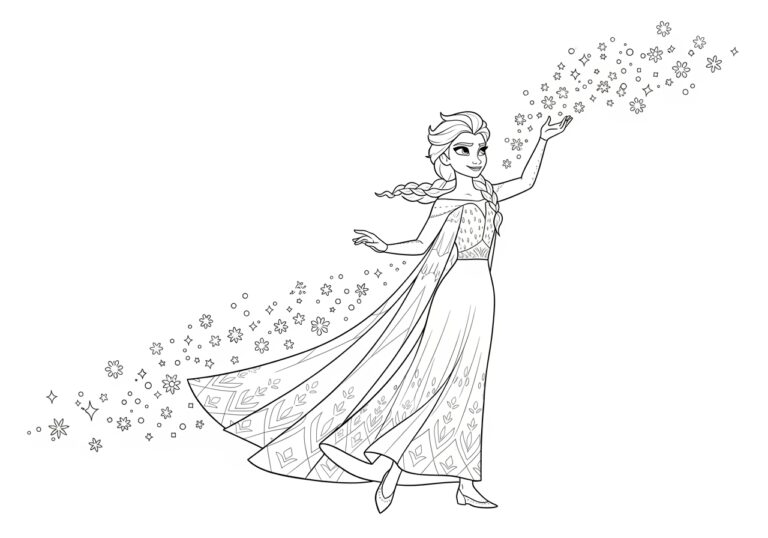 Frozen Character Coloring Pages