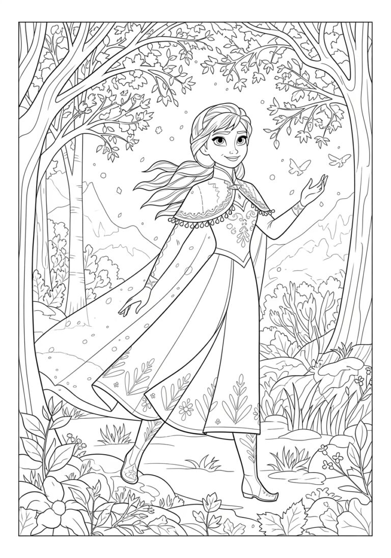 Frozen Drawing Printable: Free Coloring Pages for Kids Frozen Drawing Printable: Free Coloring Pages for Kids
