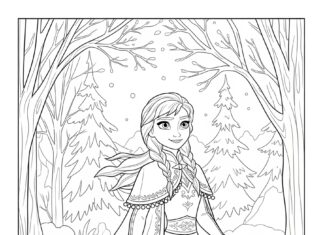 Frozen Easter Coloring Pages: Magical Spring Printables