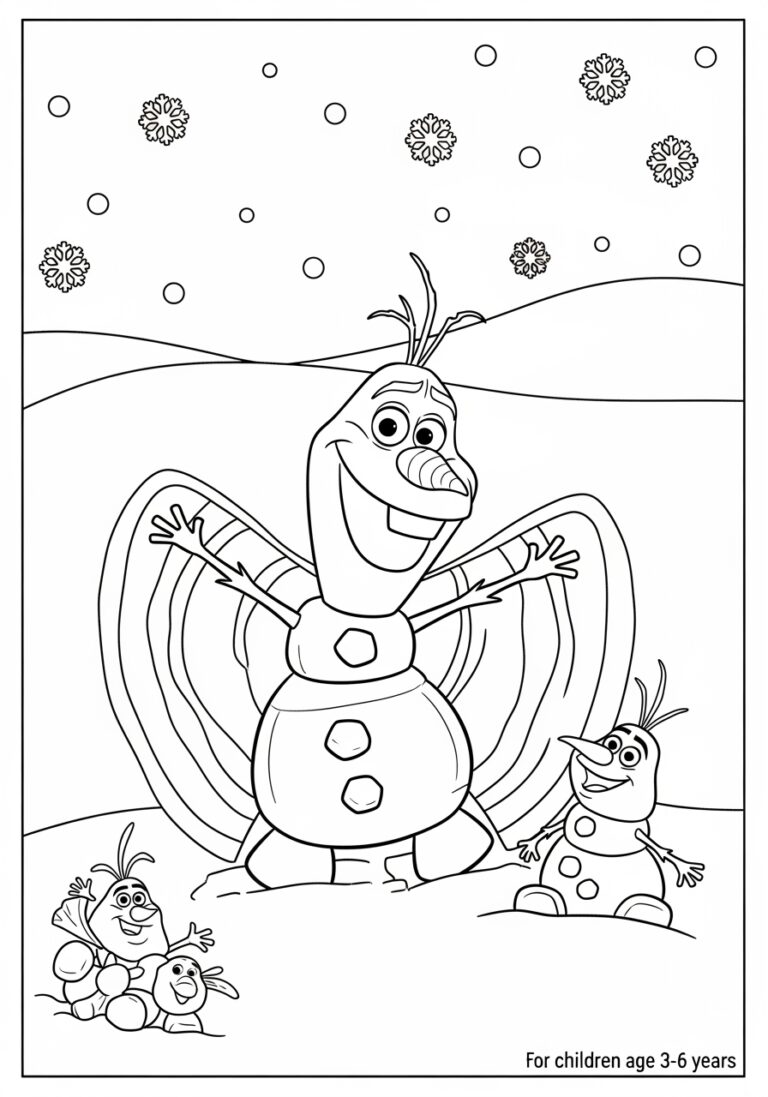 Frozen Fever Coloring Pages for Kids Frozen Fever Coloring Pages for Kids