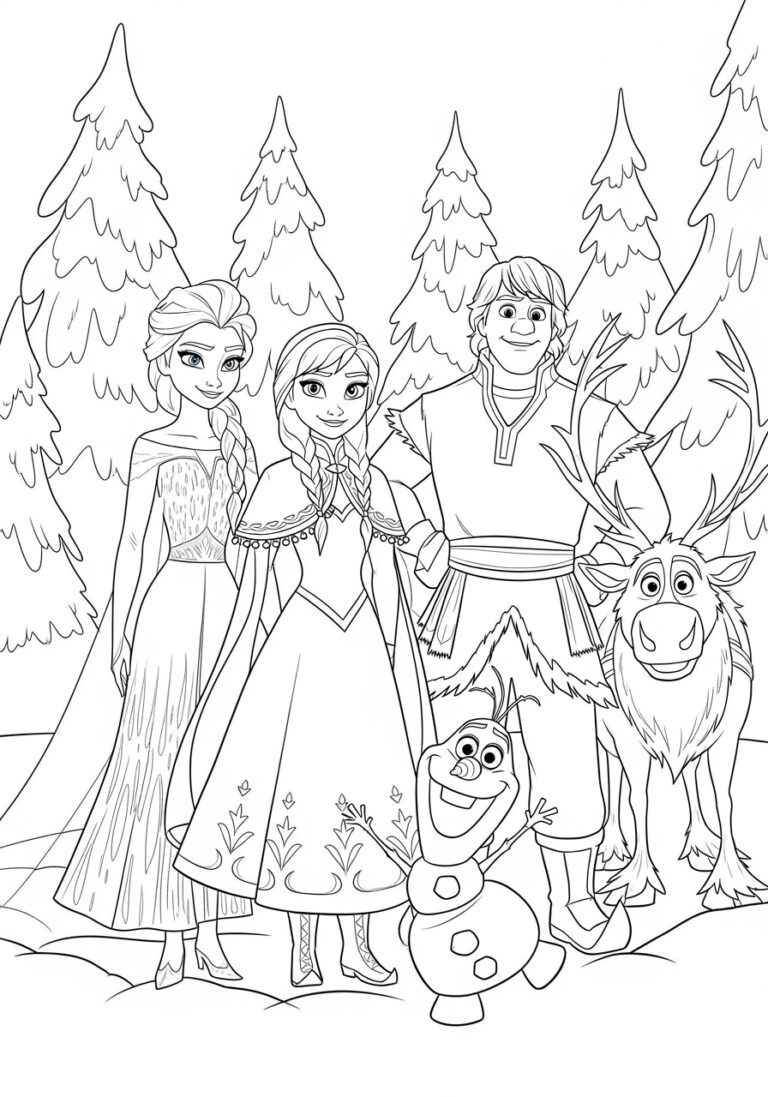 Frozen Movie Coloring Pages Frozen Movie Coloring Pages