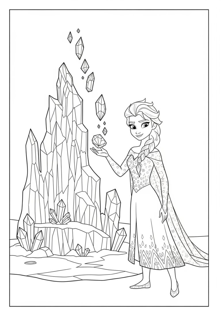 Frozen Giant Coloring Pages