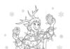 Frozen Pictures to Print and Color