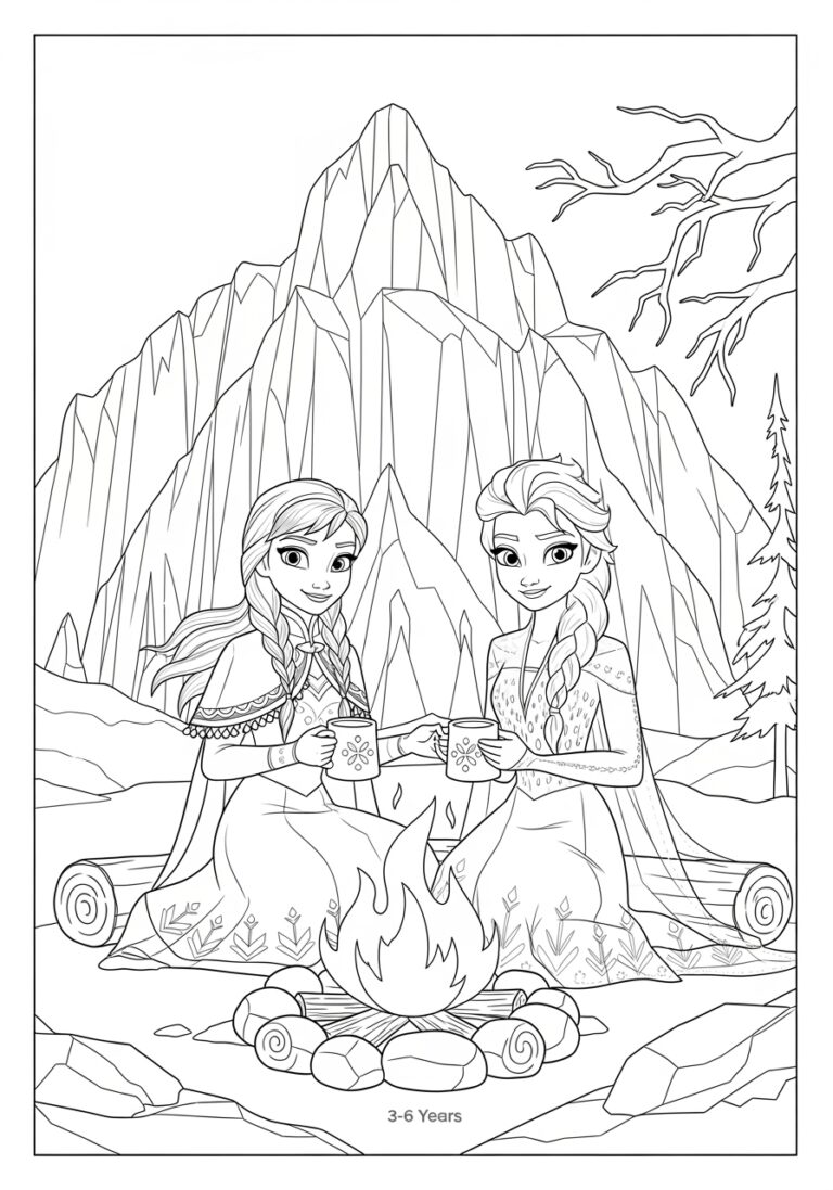 Frozen Thanksgiving Coloring Pages: Fun and Festive Printables