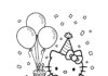 Hello Kitty Birthday Coloring Page: Fun and Festive for Kids