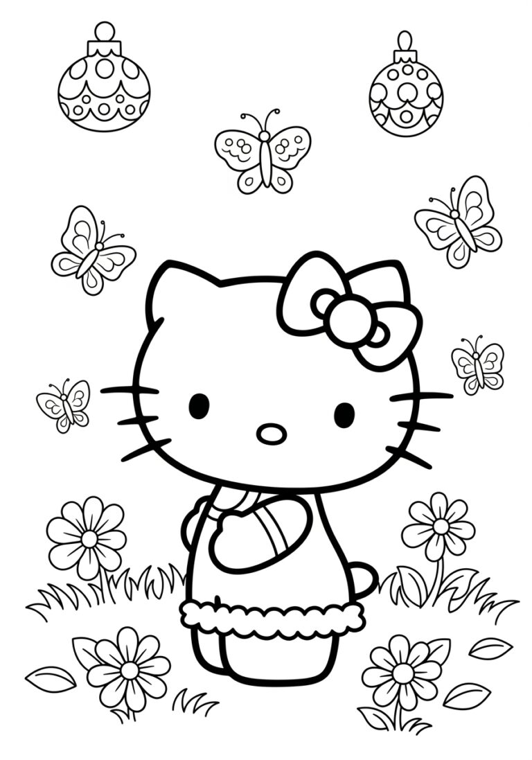 Hello Kitty Christmas Printables: Festive Coloring Fun Hello Kitty Christmas Printables: Festive Coloring Fun