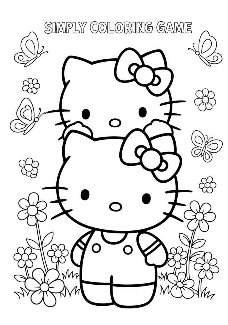 Explore the Fun: Hello Kitty Coloring Game