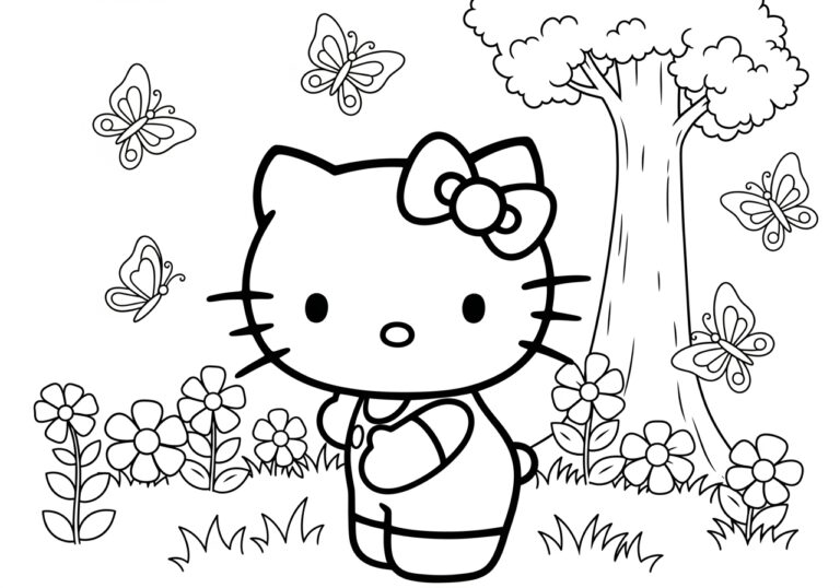 Hello Kitty Coloring Images: Printable Pages for Kids Hello Kitty Coloring Images: Printable Pages for Kids