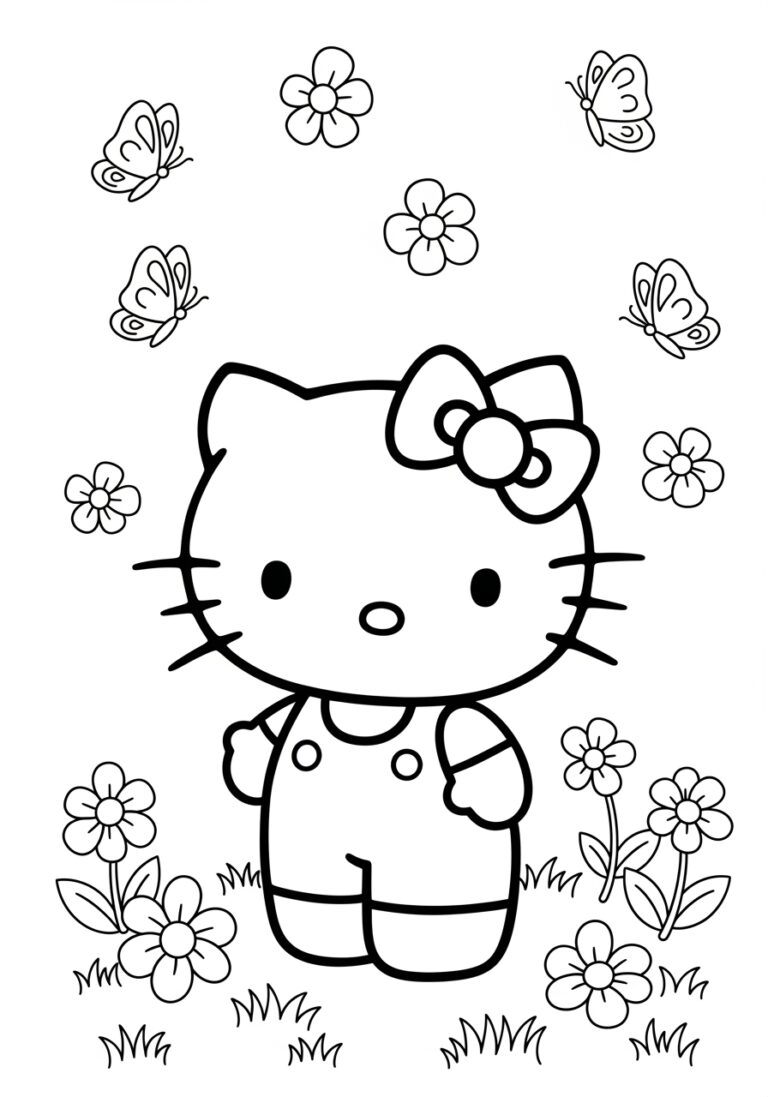 Hello Kitty Coloring Pages Free - Coloring Page Hello Kitty Coloring Pages 1752855040 768x1097