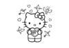Hello Kitty Coloring Pages for Valentine’s Day