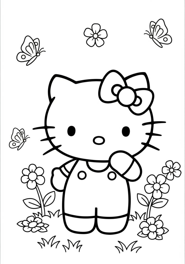 Hello Kitty Face Coloring Pages – Fun & Free Printables Hello Kitty Face Coloring Pages – Fun & Free Printables