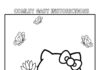 Hello Kitty Flower Coloring Pages for Kids