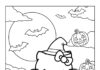 Hello Kitty Halloween Printables: Fun Coloring Pages for Kids