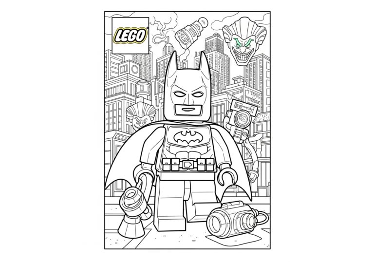 Lego Batman Printable Images for Coloring Fun