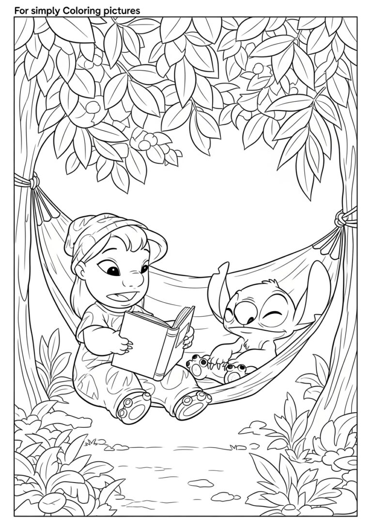 Discover Fun Lilo and Stitch Coloring Pictures Discover Fun Lilo and Stitch Coloring Pictures
