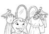 Lilo Dress Coloring Page: Printable Fun for Kids