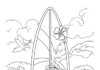 Lilo Surfboard Coloring Page