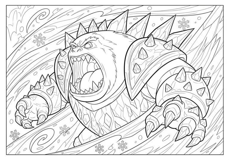Frozen Giant Coloring Pages Frozen Giant Coloring Pages