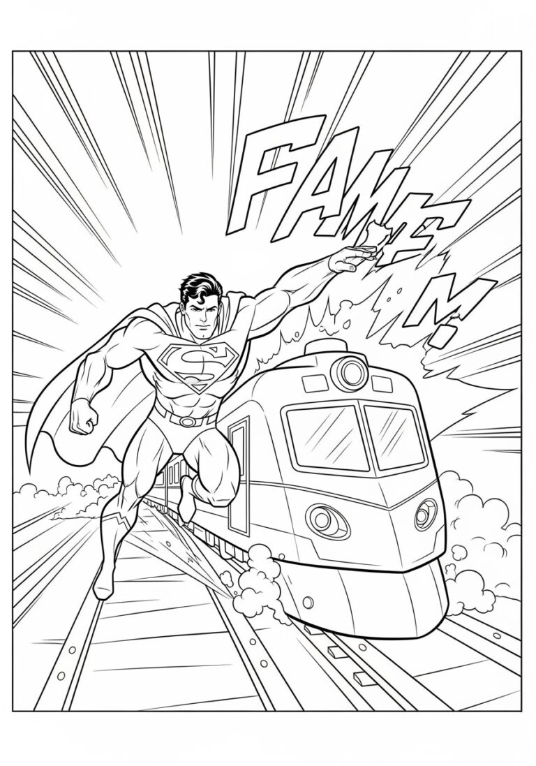 Minimalist Superman Coloring Pages: Free and Printable Minimalist Superman Coloring Pages: Free and Printable