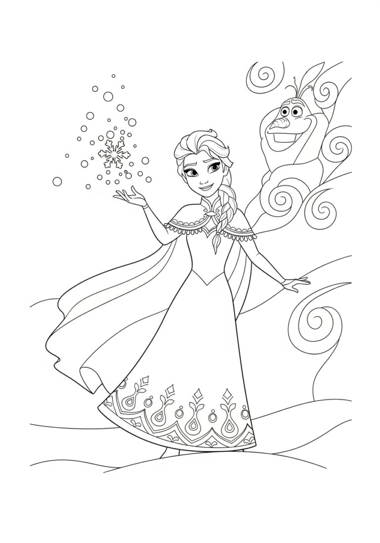 Olaf Christmas Coloring Pages for Festive Fun Olaf Christmas Coloring Pages for Festive Fun