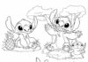 Pictures of Stitch to Color: Fun and Free Coloring Pages