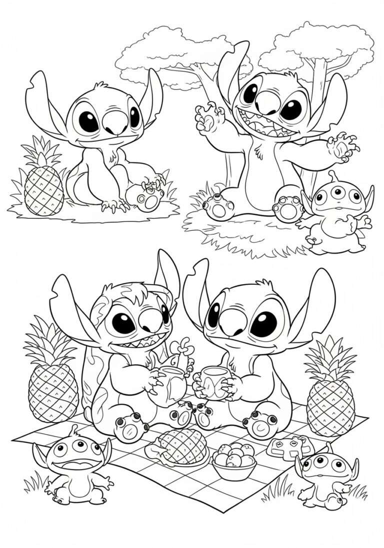 Pictures of Stitch to Color: Fun and Free Coloring Pages Pictures of Stitch to Color: Fun and Free Coloring Pages