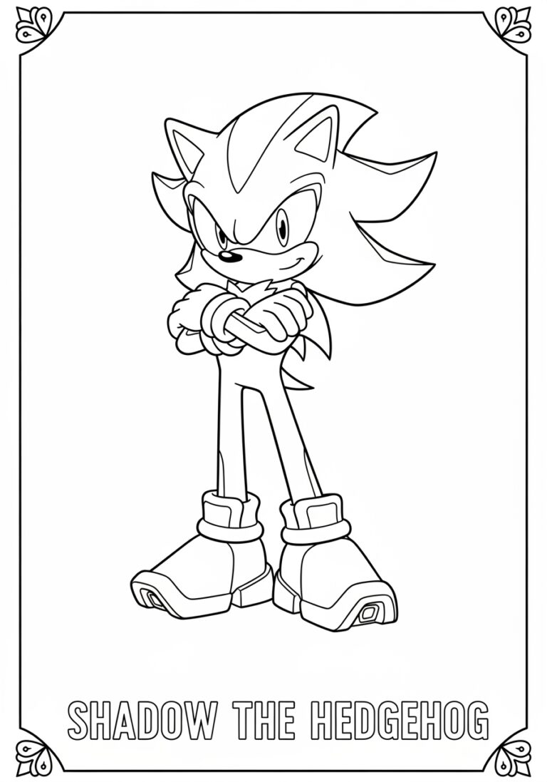 Fun and Creative Shadow Coloring Page for All Ages Fun and Creative Shadow Coloring Page for All Ages