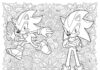 Shadow the Hedgehog Coloring Pages for Kids and Fans