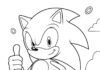 Sonic for Coloring: Printable Pages for Kids