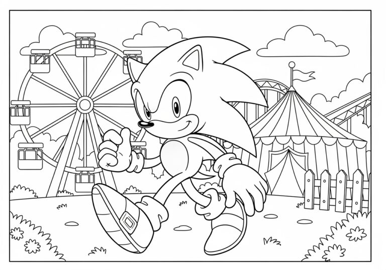 Sonic the Hedgehog Coloring Pages: Fun & Free Printables Sonic the Hedgehog Coloring Pages: Fun & Free Printables