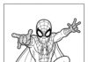 Spiderman, Batman, and Wonder Woman Coloring Page