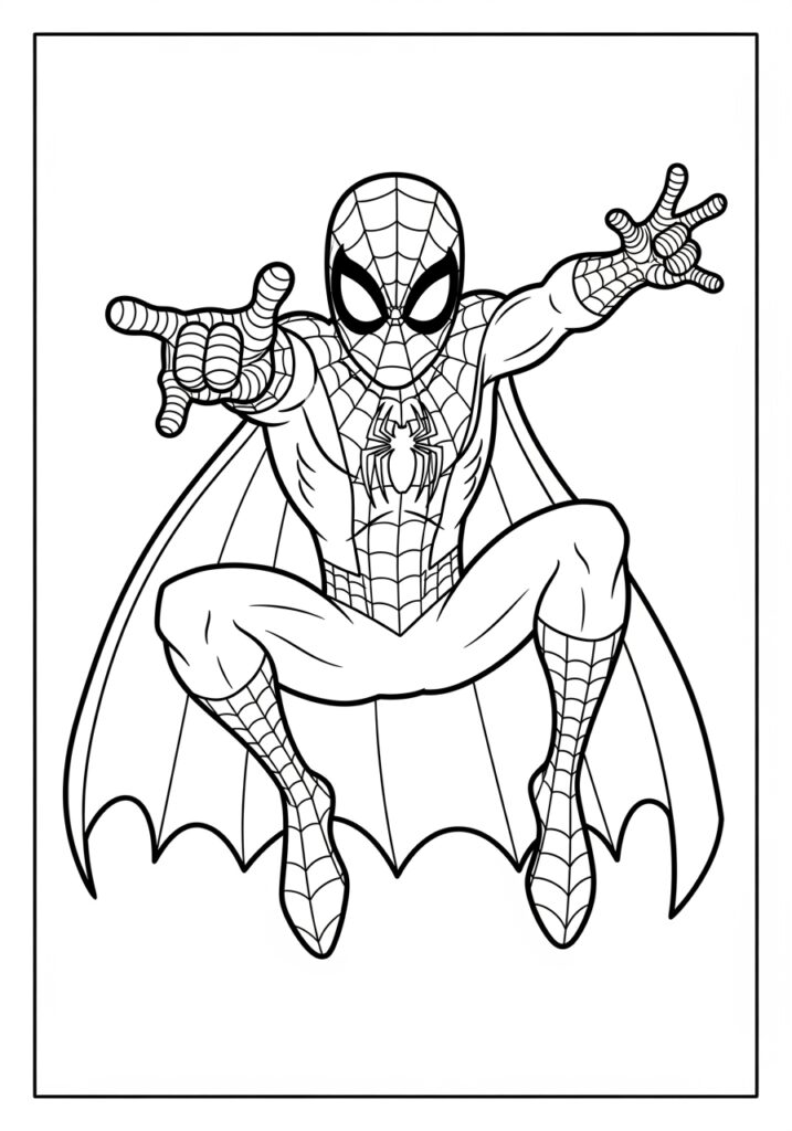 Descubra +100 Páginas para Colorir do Homem-Aranha | Imprimir e PDF Grátis