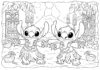 Stitch and Lilo Coloring Sheet for Kids