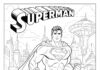 Superhero Superman Coloring Pages for Kids
