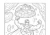Superman Action Coloring Pages: Dynamic Hero Adventures
