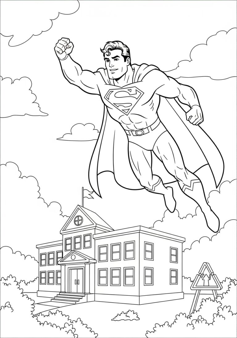 Superman Cape Coloring Pages: Free Printable Designs Superman Cape Coloring Pages: Free Printable Designs