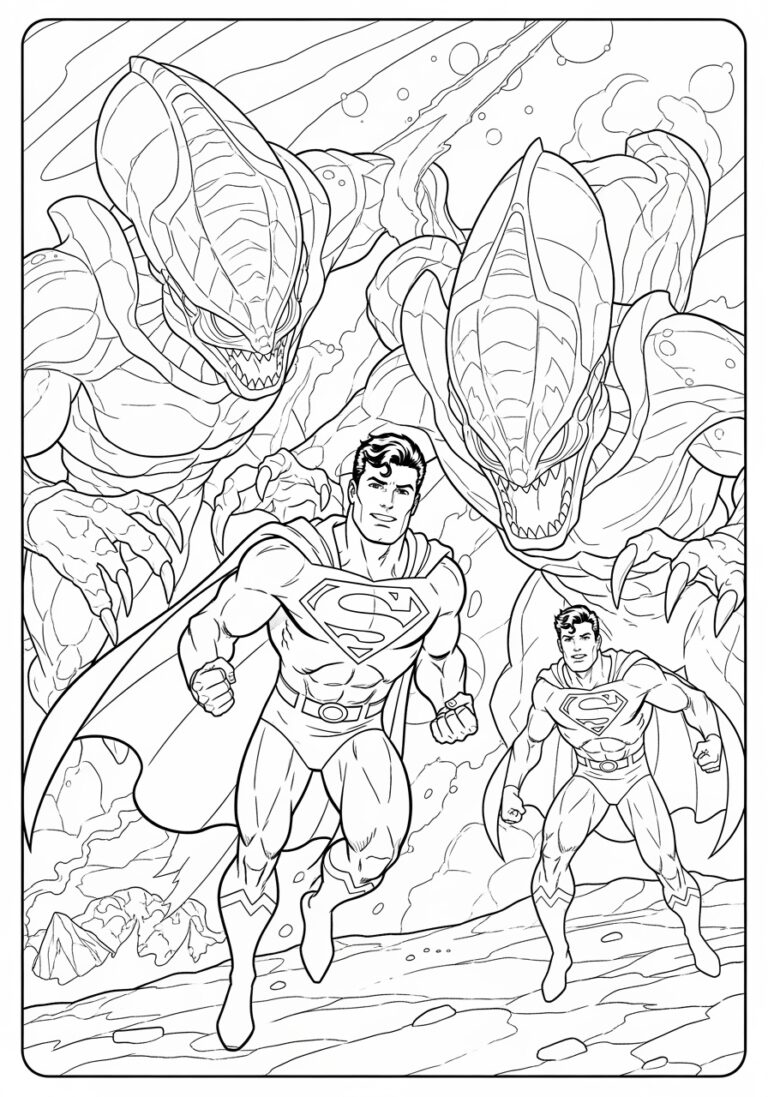 Superman Color Pages: Free Printable Coloring Pages Superman Color Pages: Free Printable Coloring Pages