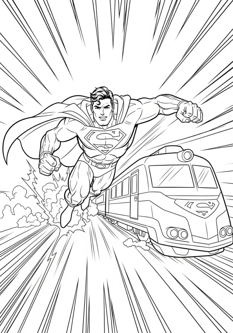 Superman Coloring Images: Printable Pages for Kids Superman Coloring Images: Printable Pages for Kids