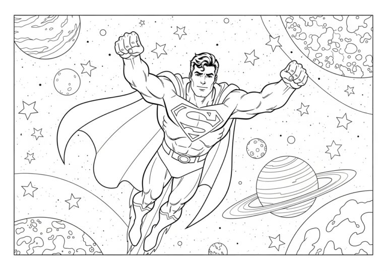 Superman Coloring Pages for Adults: Explore Your Creativity Superman Coloring Pages for Adults: Explore Your Creativity