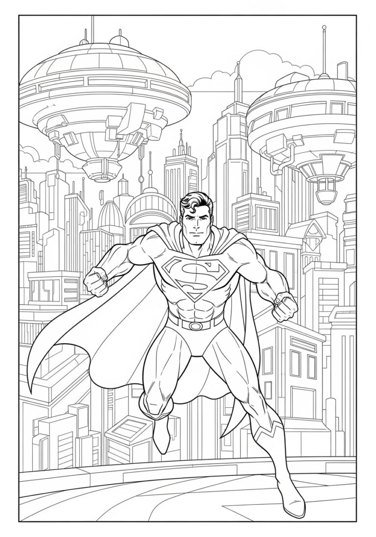 Superman Coloring Pages for Teens Superman Coloring Pages for Teens