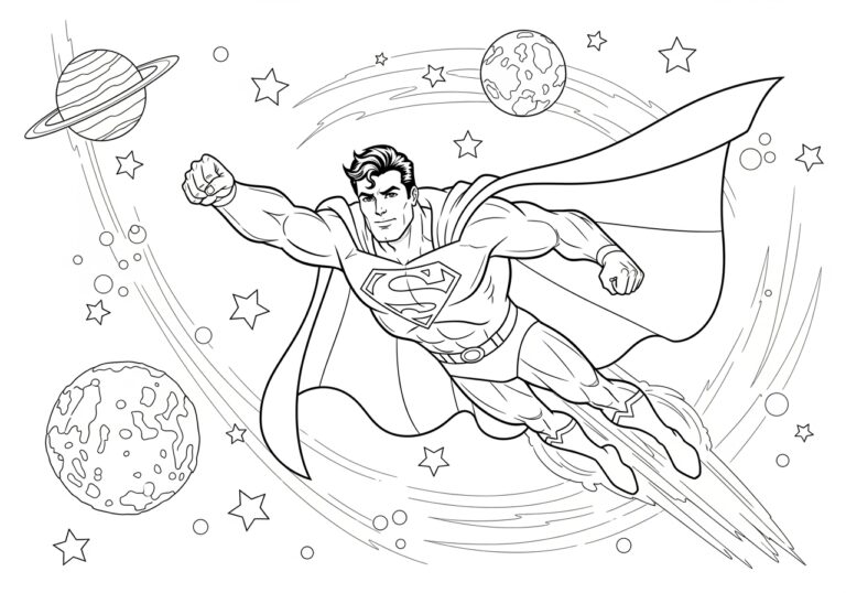 Superman Coloring Pages Online: Free and Printable Fun Superman Coloring Pages Online: Free and Printable Fun
