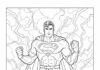 Superman Fighting Coloring Pages