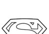 Superman Logo Coloring Page for Kids