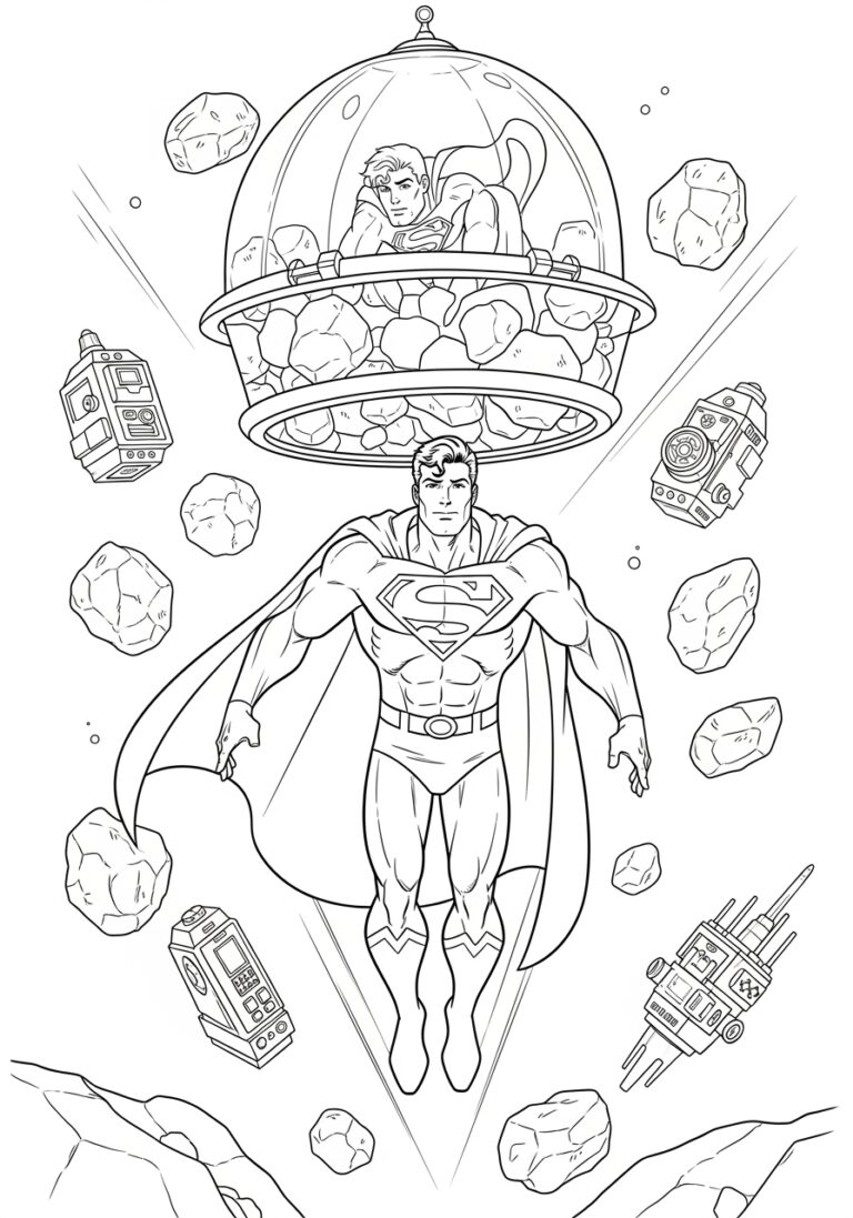 Superman Printable Activity Pages