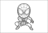 Cartoon Spiderman Coloring Pages for Kids